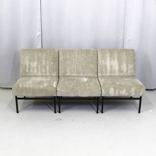 Vintage bankje of 3 fauteuils