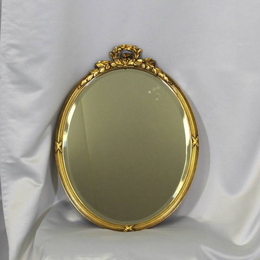 Vintage gouden strikspiegel