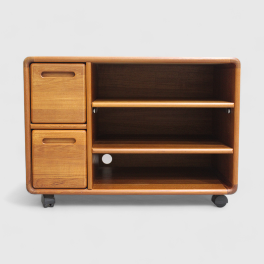 Vintage audiokast, tv-meubel Deens Design - Dyrlund, jaren '80 | 01174