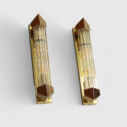 Vintage set of wall lamps - Honsel, 70s | 01183