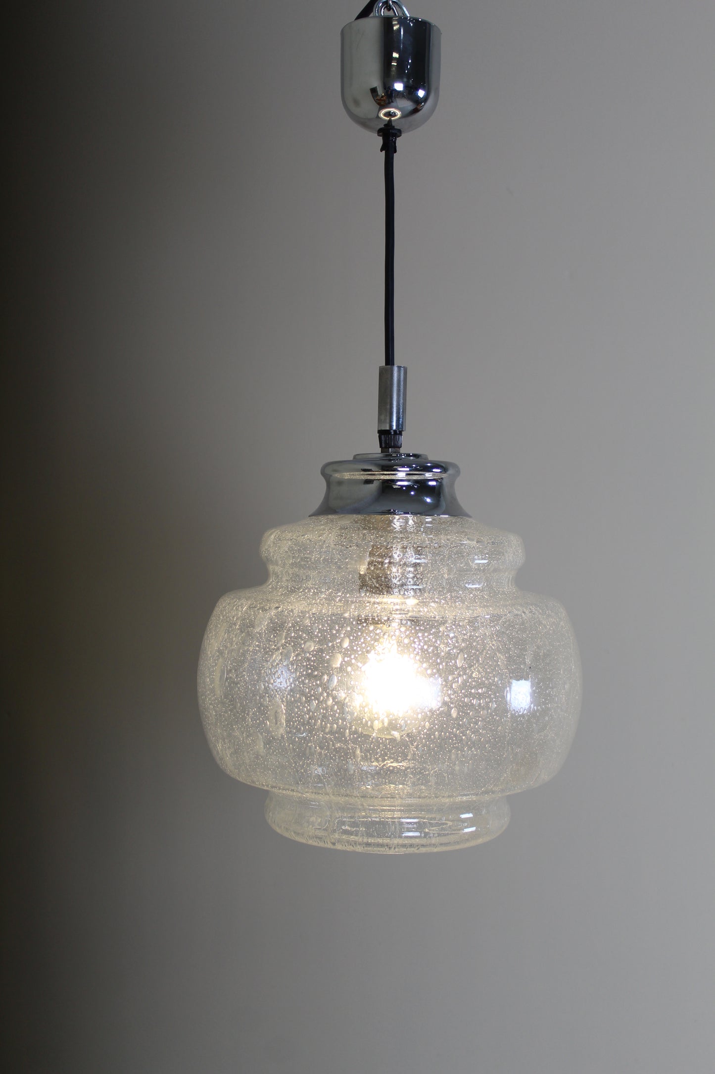 Vintage glazen hanglamp