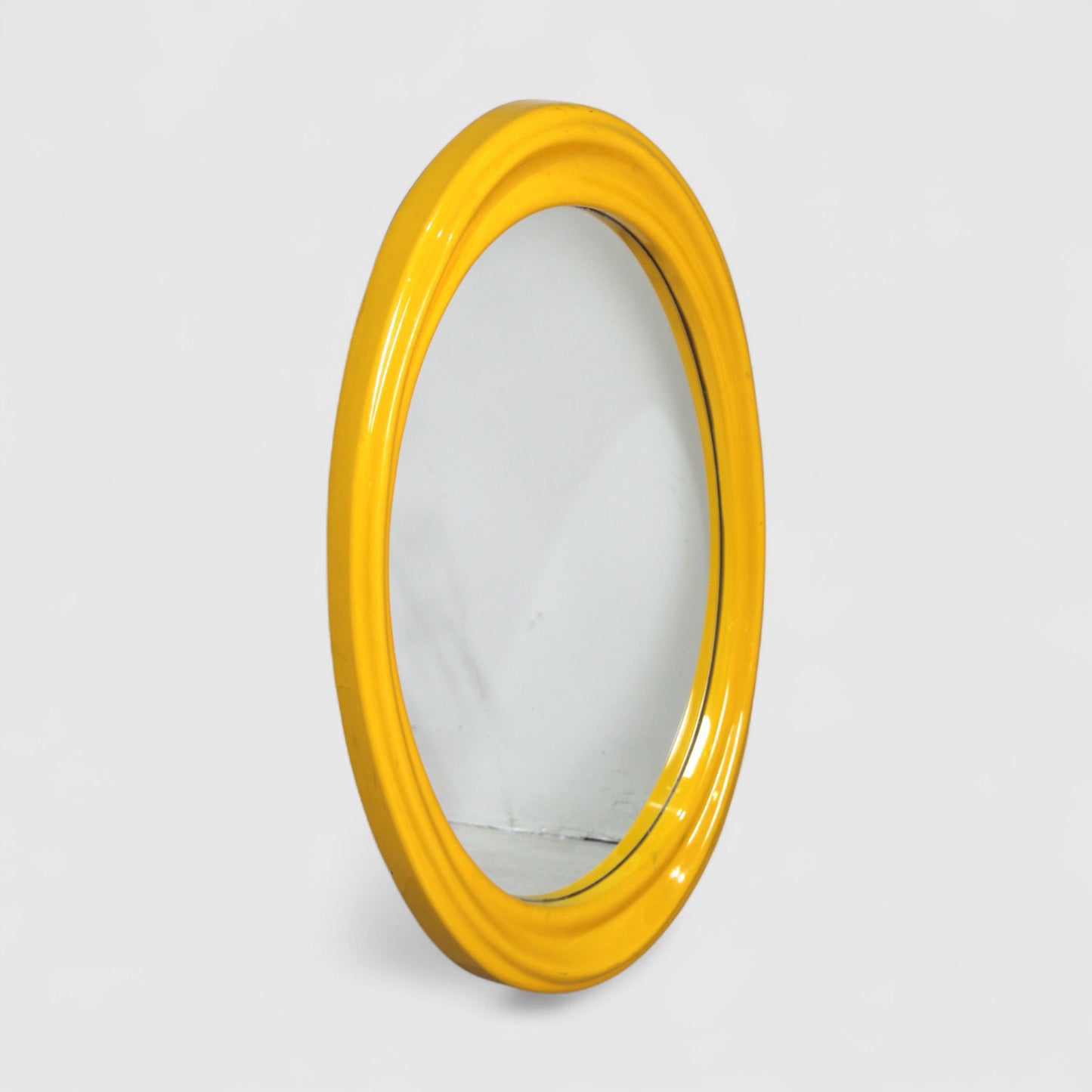 Vintage gele spiegel jaren '70