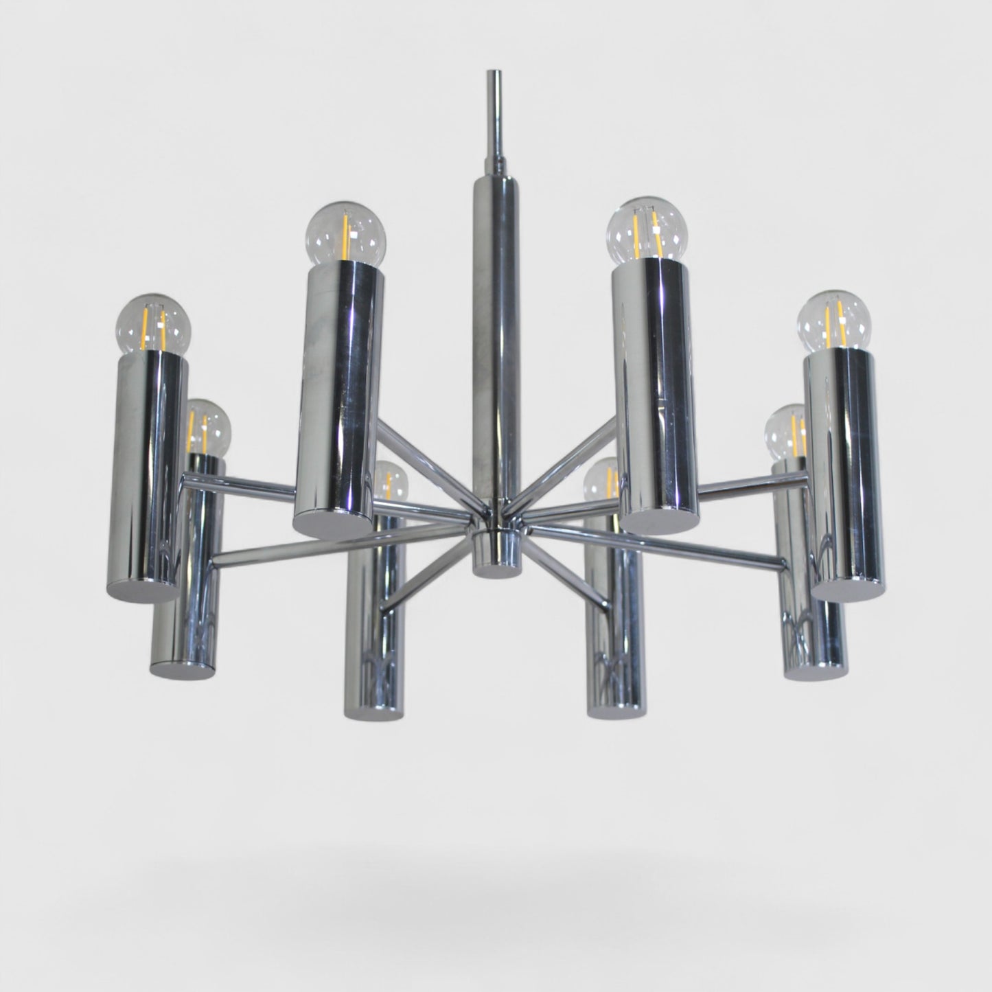 Vintage design chroom hanglamp Hustadt Leuchten