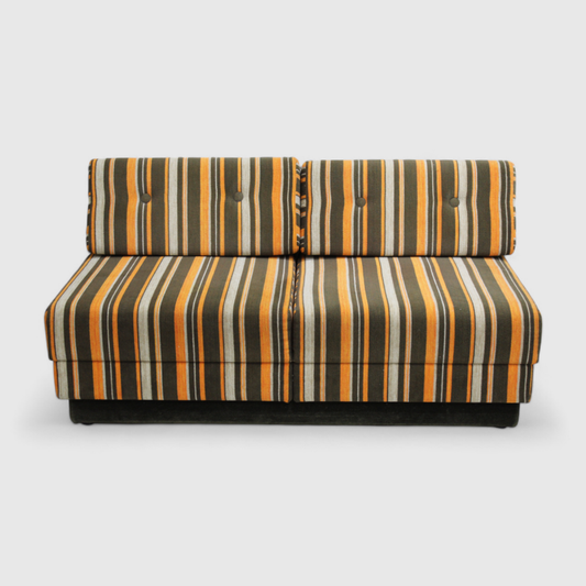 Vintage uitschuifbare (slaap-)bank jaren '70 | 01350