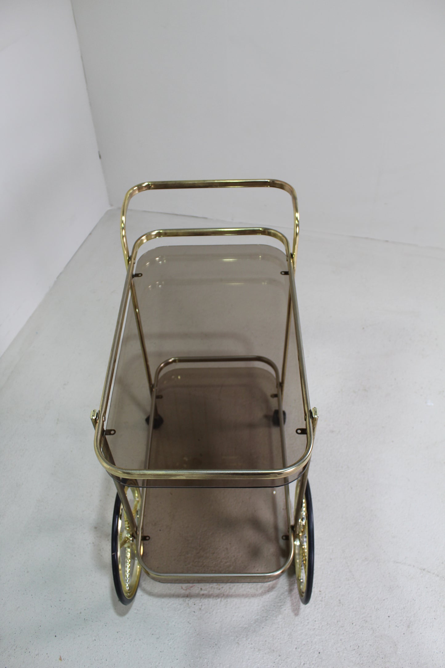 Vintage barcart, serveerwagen, drankkar