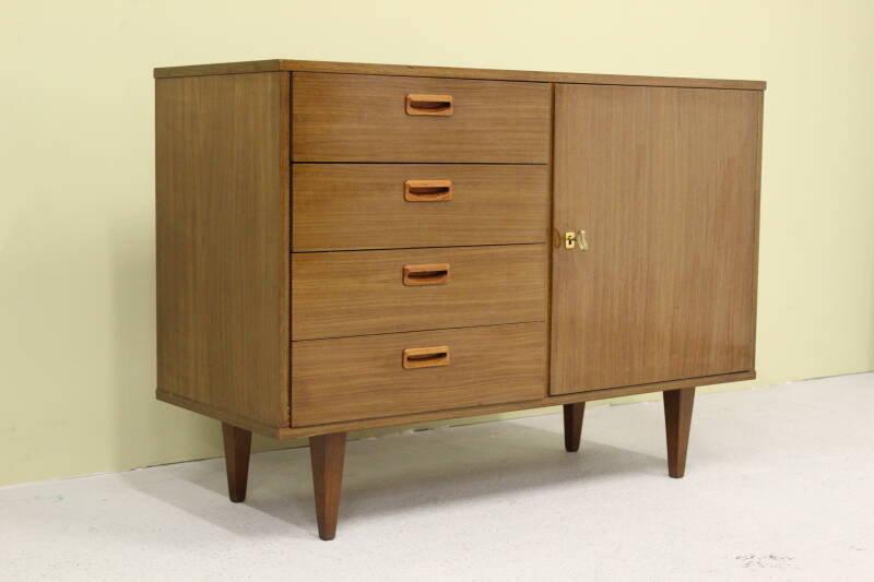 Vintage Sideboard, Schrank - Holz 1960er | 00805
