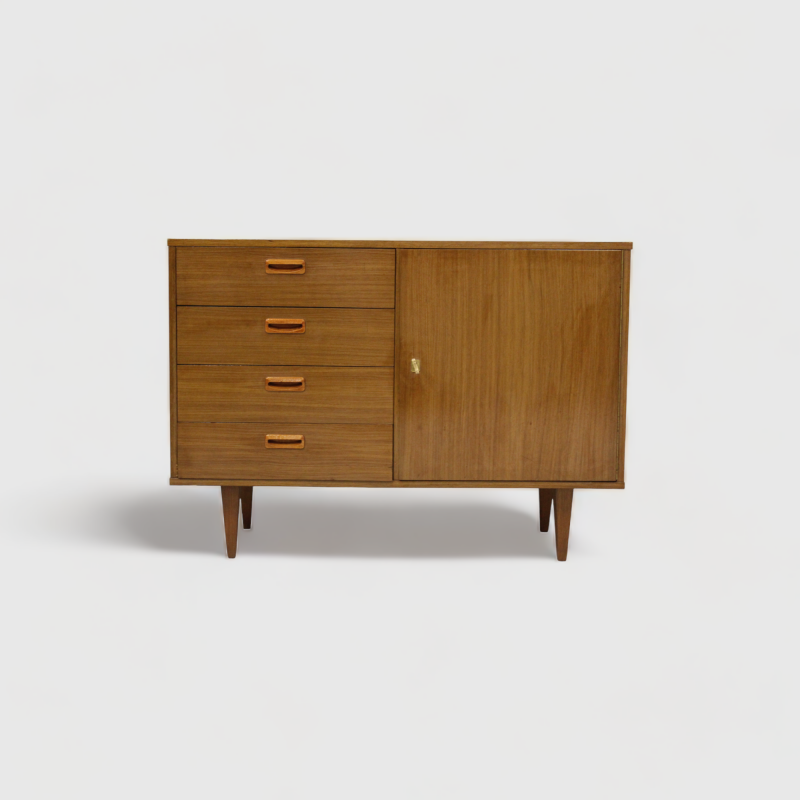 Vintage Sideboard, Schrank - Holz 1960er | 00805