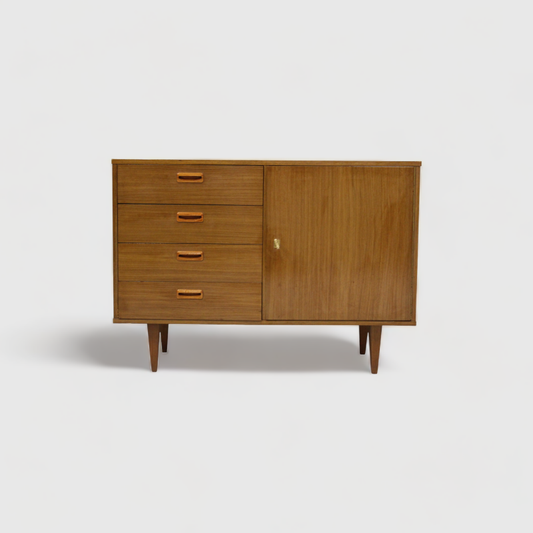 Vintage sideboard, cabinet - wood 1960s | 00805