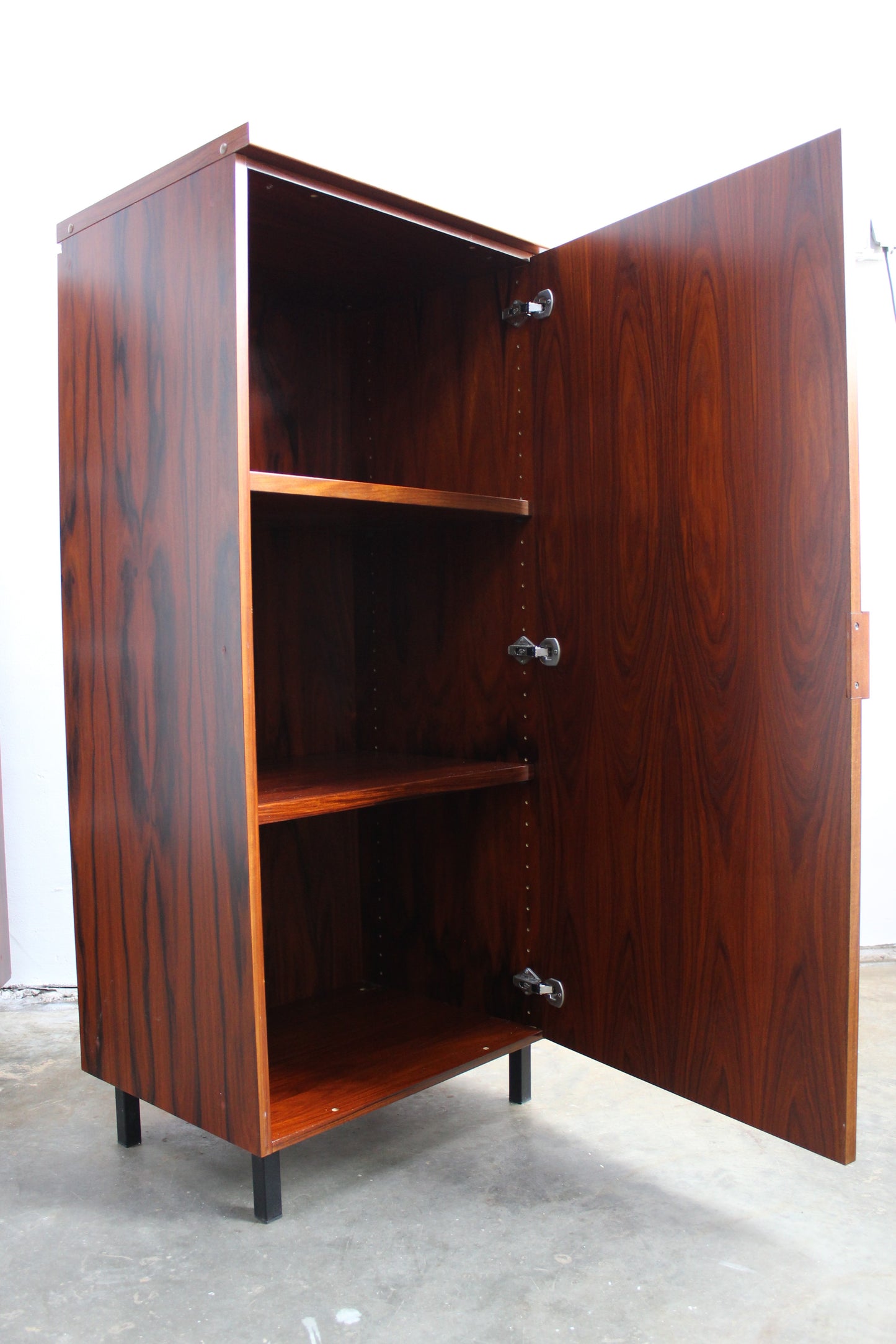 Vintage smalle kast pallisander