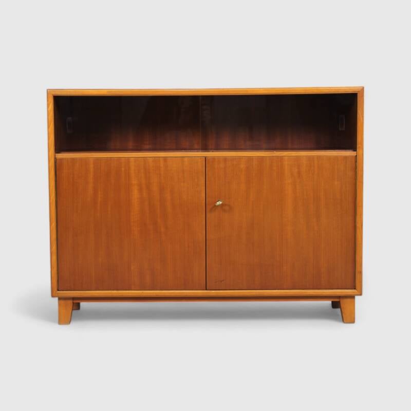 Vintage Schrank, Sideboard - 1960er Jahre, Glastüren