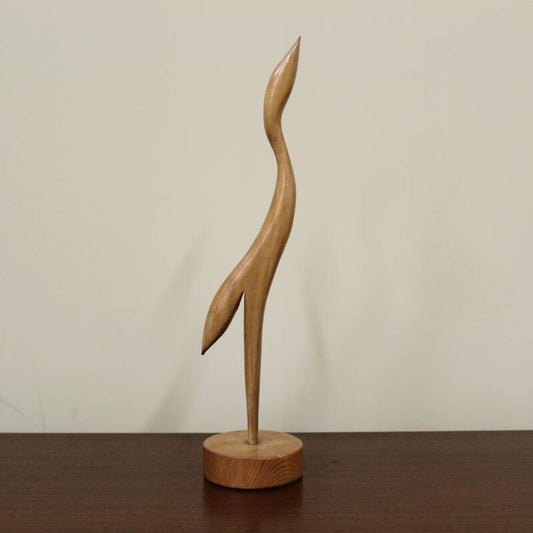 Vintage houten kraanvogel