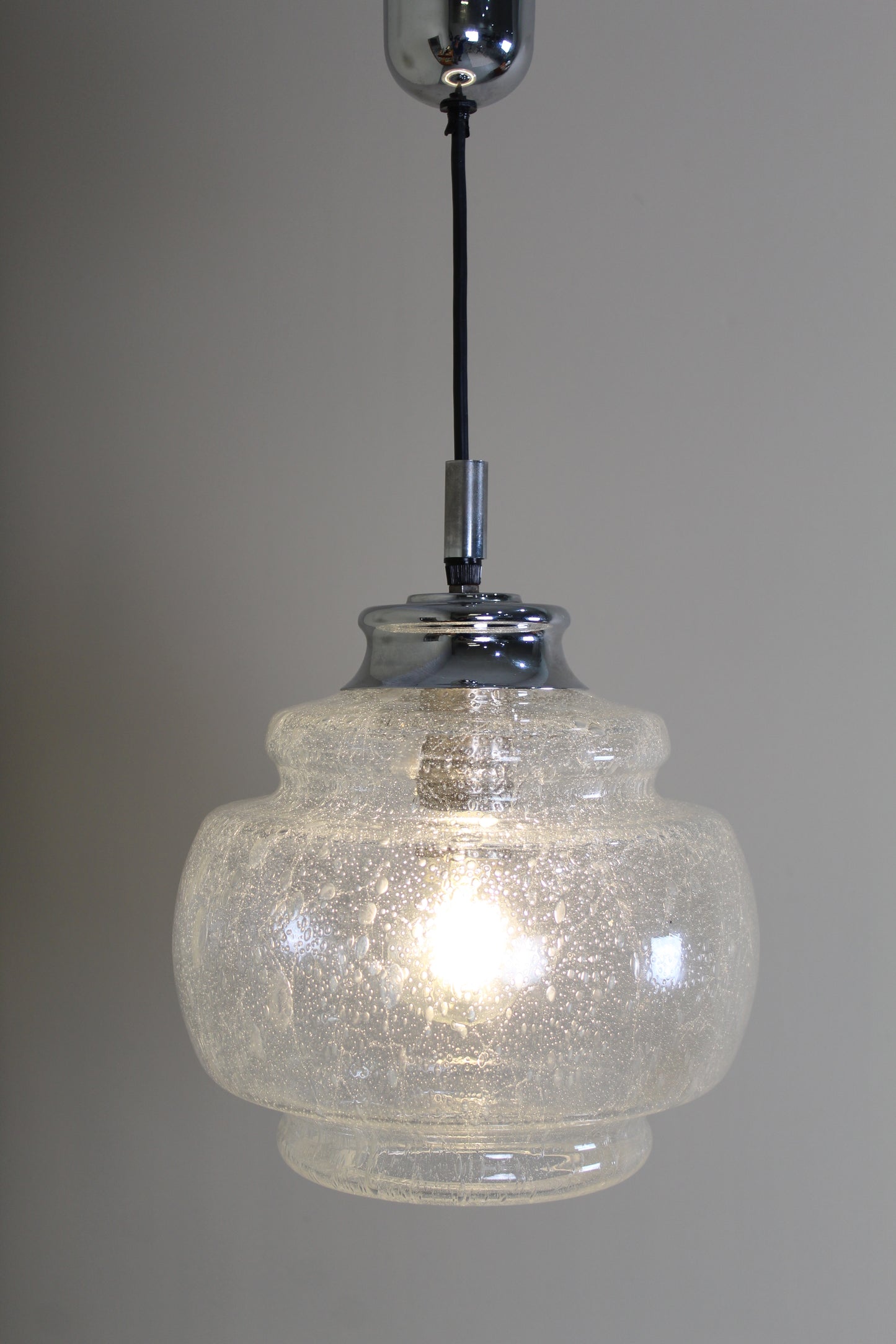 Vintage glazen hanglamp