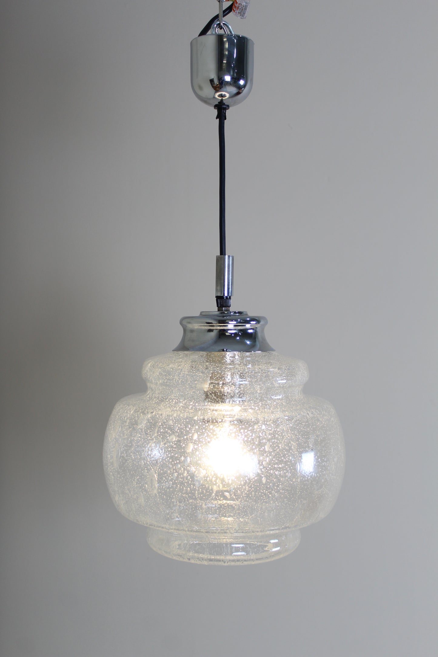 Vintage glazen hanglamp