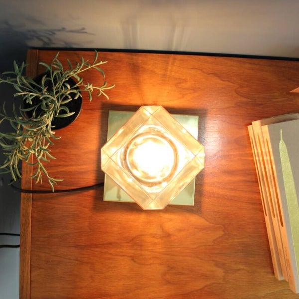 Vintage Lampe Glashütte Limburg