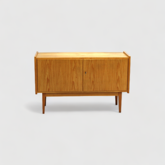 Vintage Sideboard, Anrichte - helles Holz 1960er | 00968
