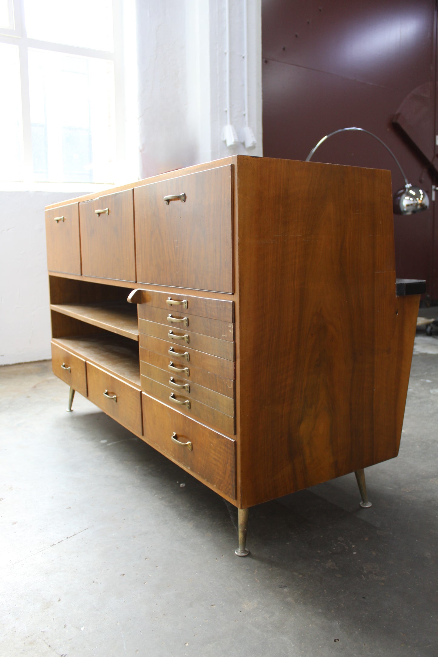Mid century toonbank jaren '50