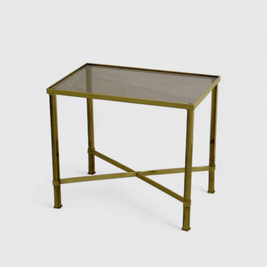 Vintage Beistelltisch aus Messing – 70er Jahre | 01204