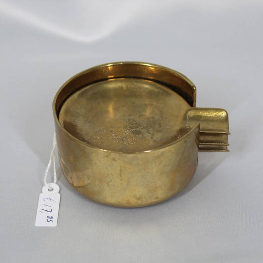 Vintage Messing Aschenbecher