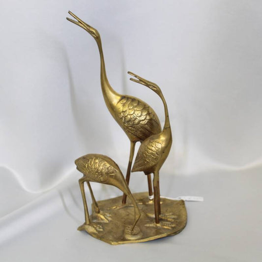 Vintage kraanvogels messing