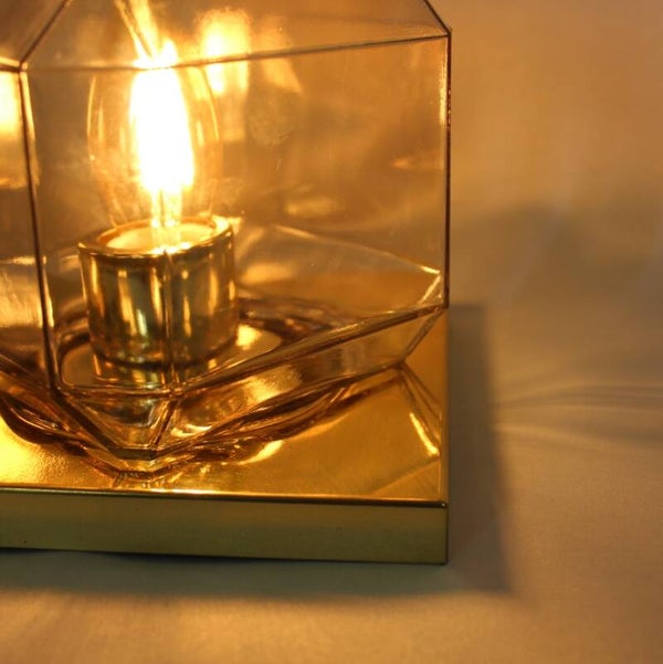 Vintage Lampe Glashütte Limburg