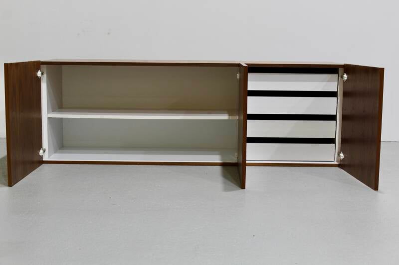 Vintage zwevend dressoir, tv-meubel - met lades | 01246