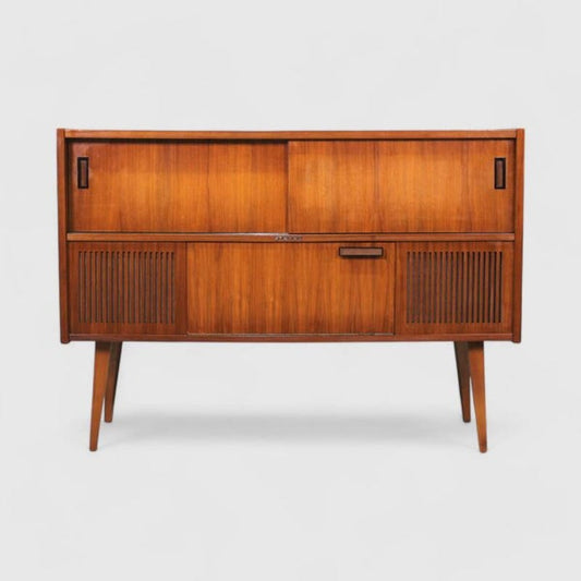 Vintage dressoir, audiomeubel, radiokast - Gründig, jaren '60 | 01468