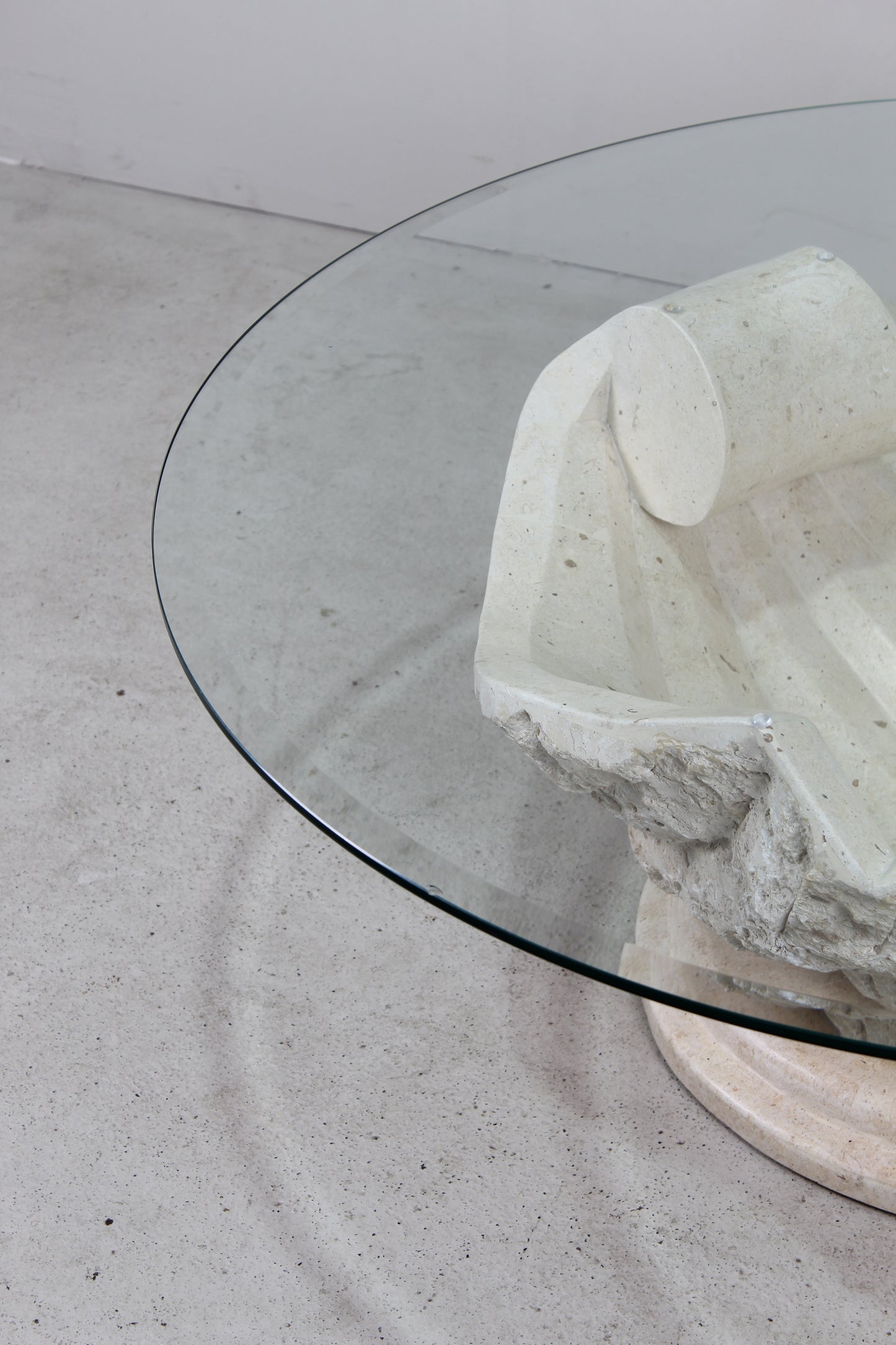 Vintage schelpsalontafel Magnussen Ponte