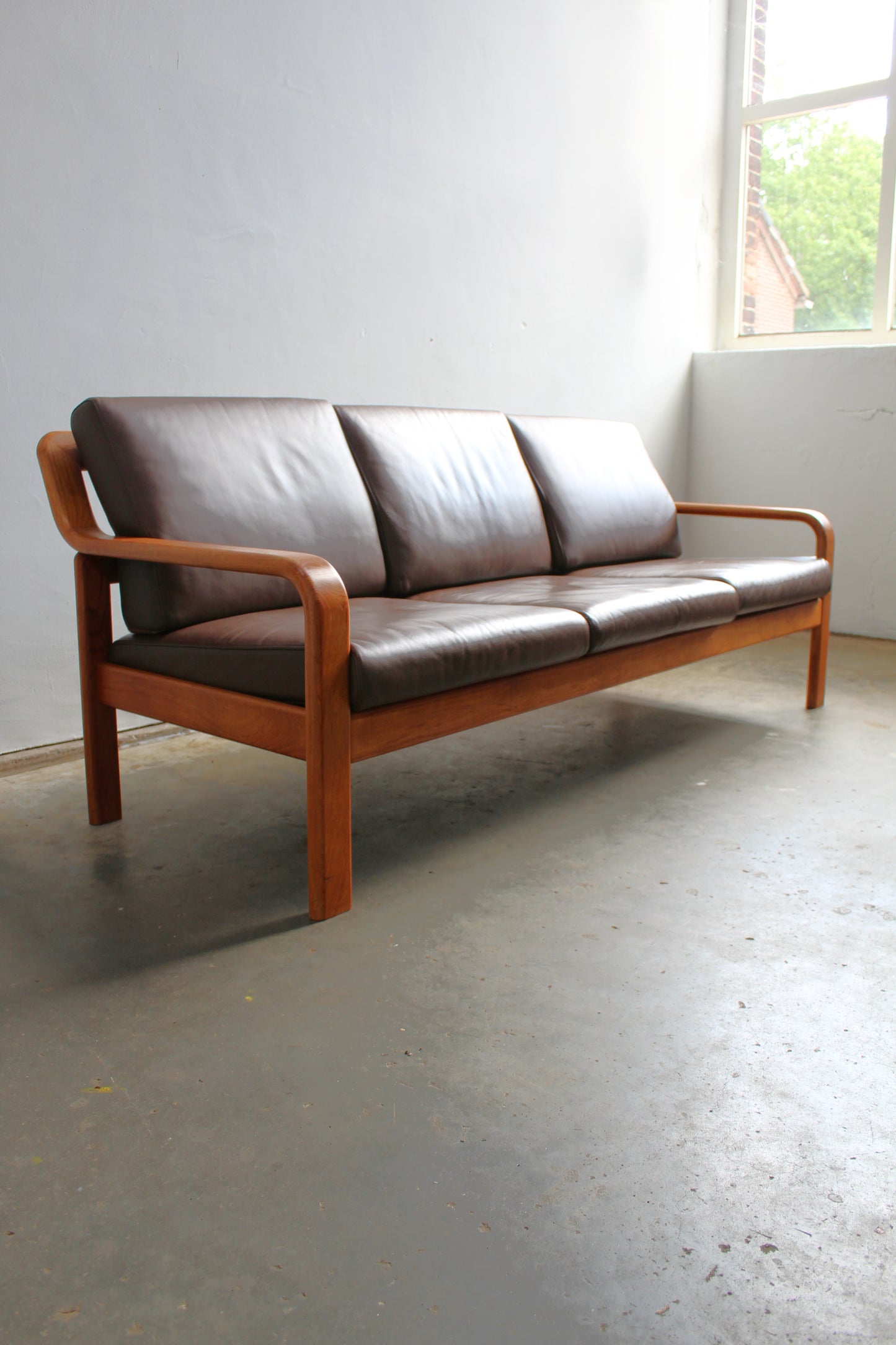 Mid century 3-zits bank L. Olsen & Søn Møbelfabrik