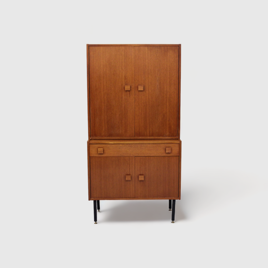 Vintage wandkast, highboard (2/3)