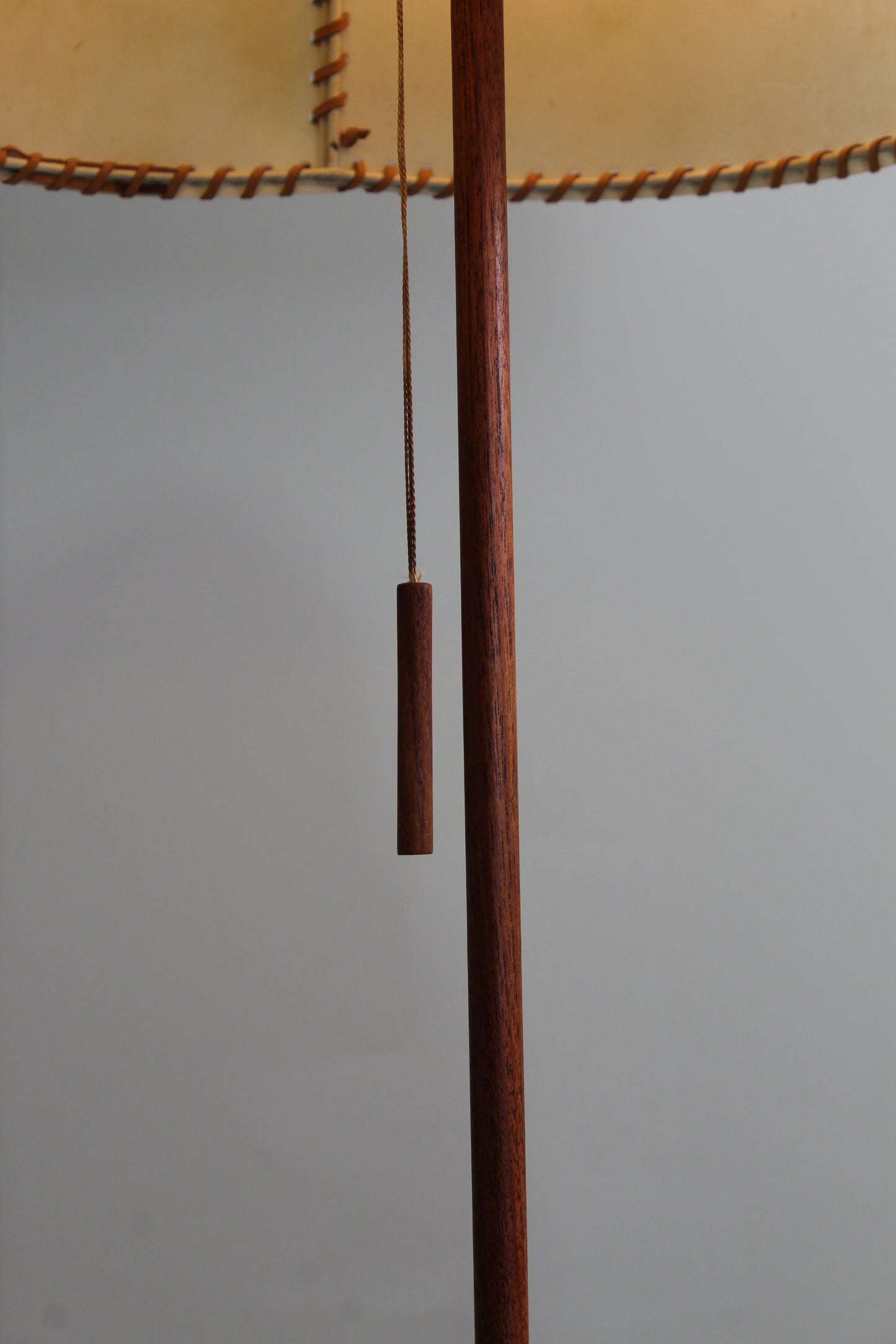 Vintage Deense Vloerlamp teak