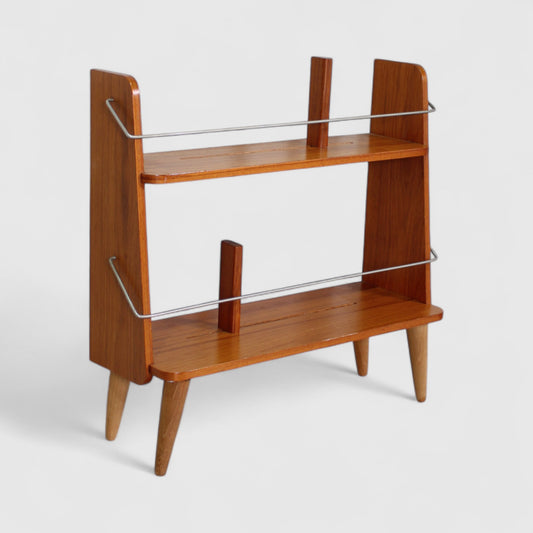 Vintage boekenkastje, plantentafel