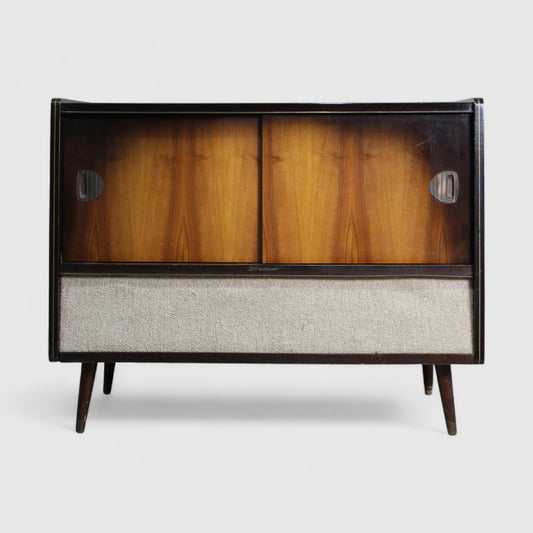 Vintage muziekkast, drankkastjaren '50