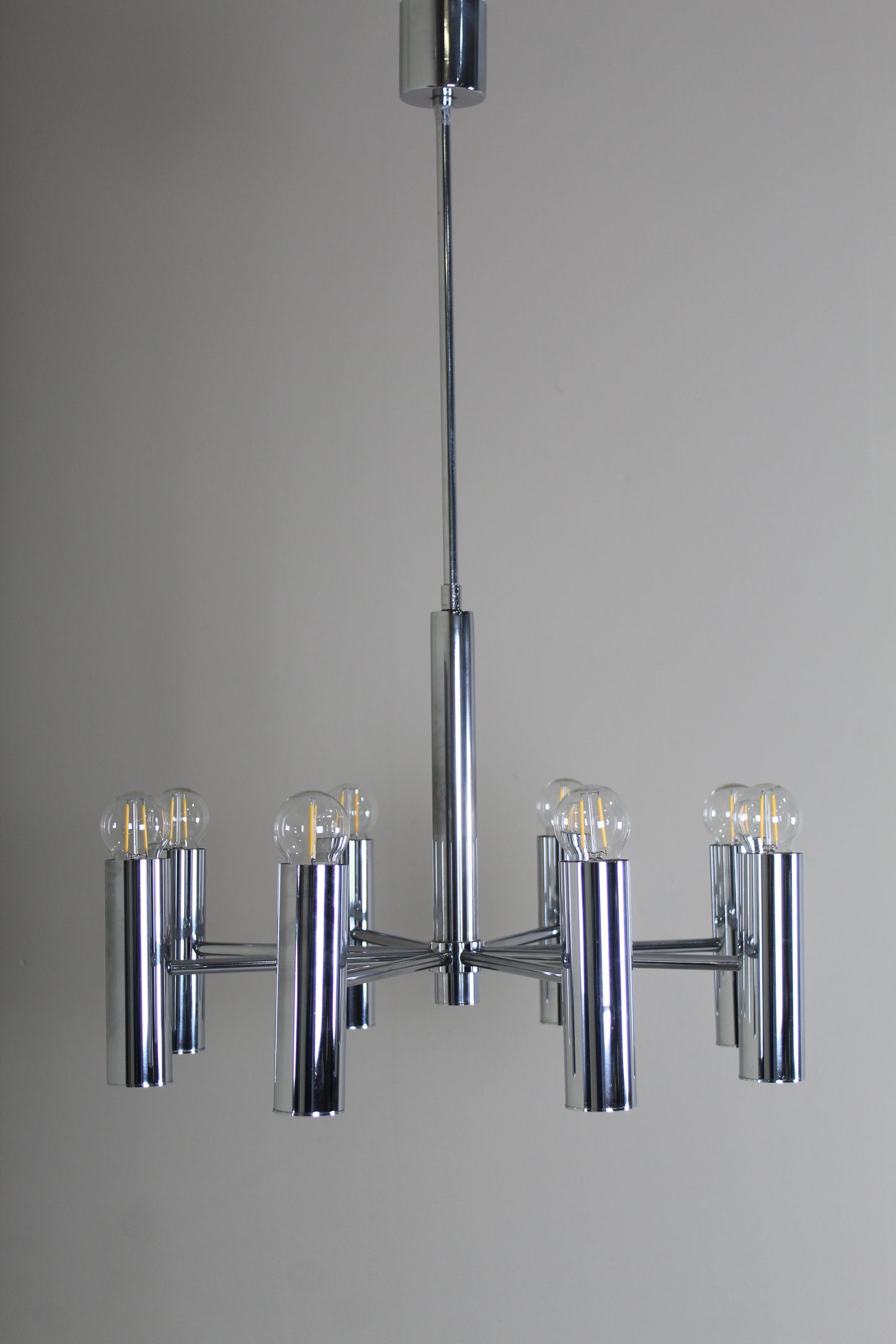 Vintage design chroom hanglamp Hustadt Leuchten