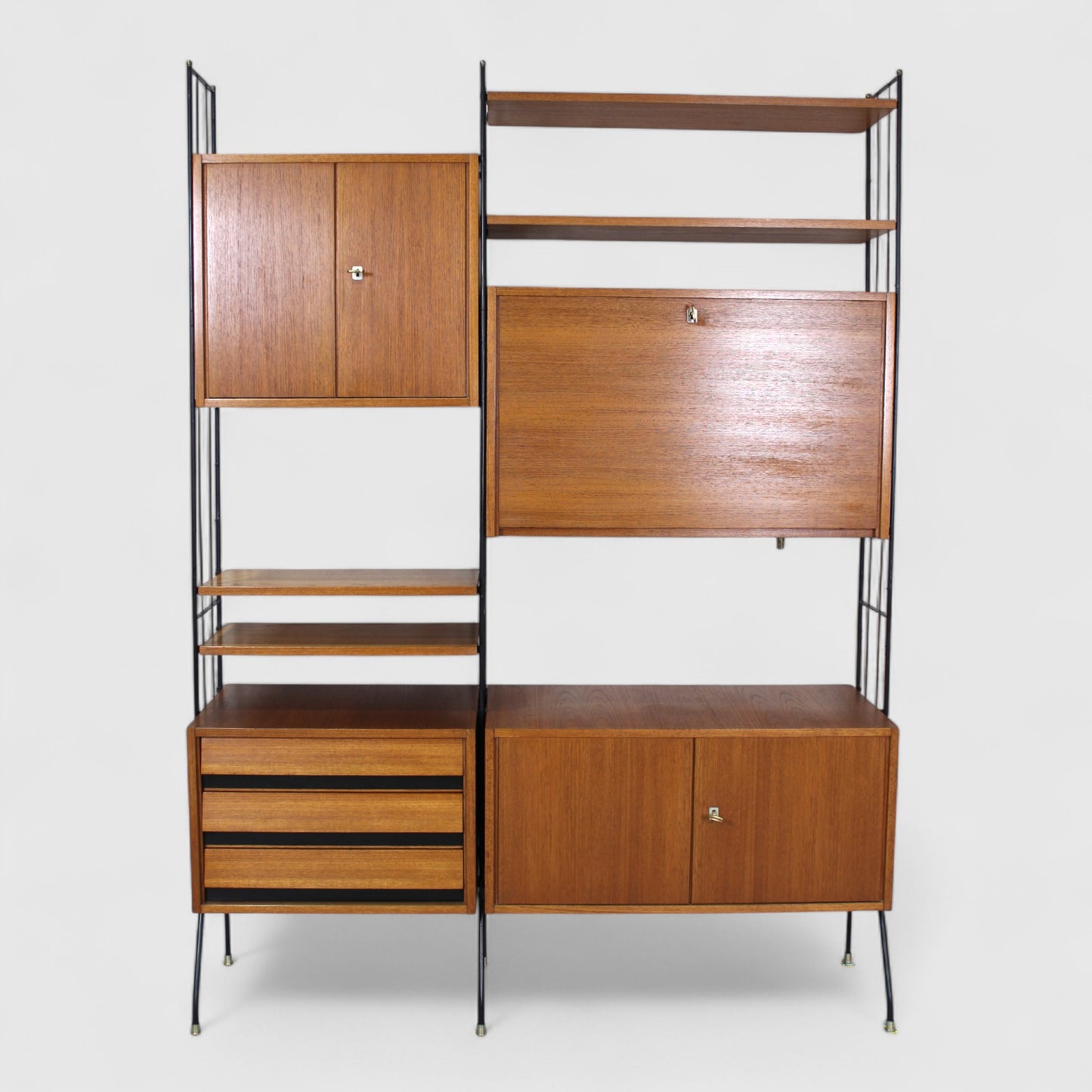 Vintage modulair wandsysteem, wandkast - jaren '60