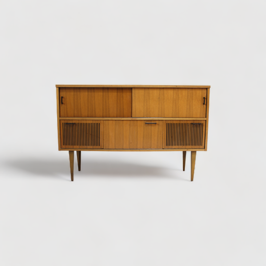 Vintage sideboard, sideboard audio furniture Gründig - 1960s | 00882