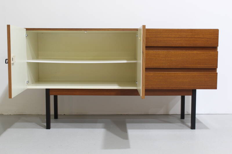 Vintage dressoir, sideboard - teak hout jaren '60, '70 | 01175