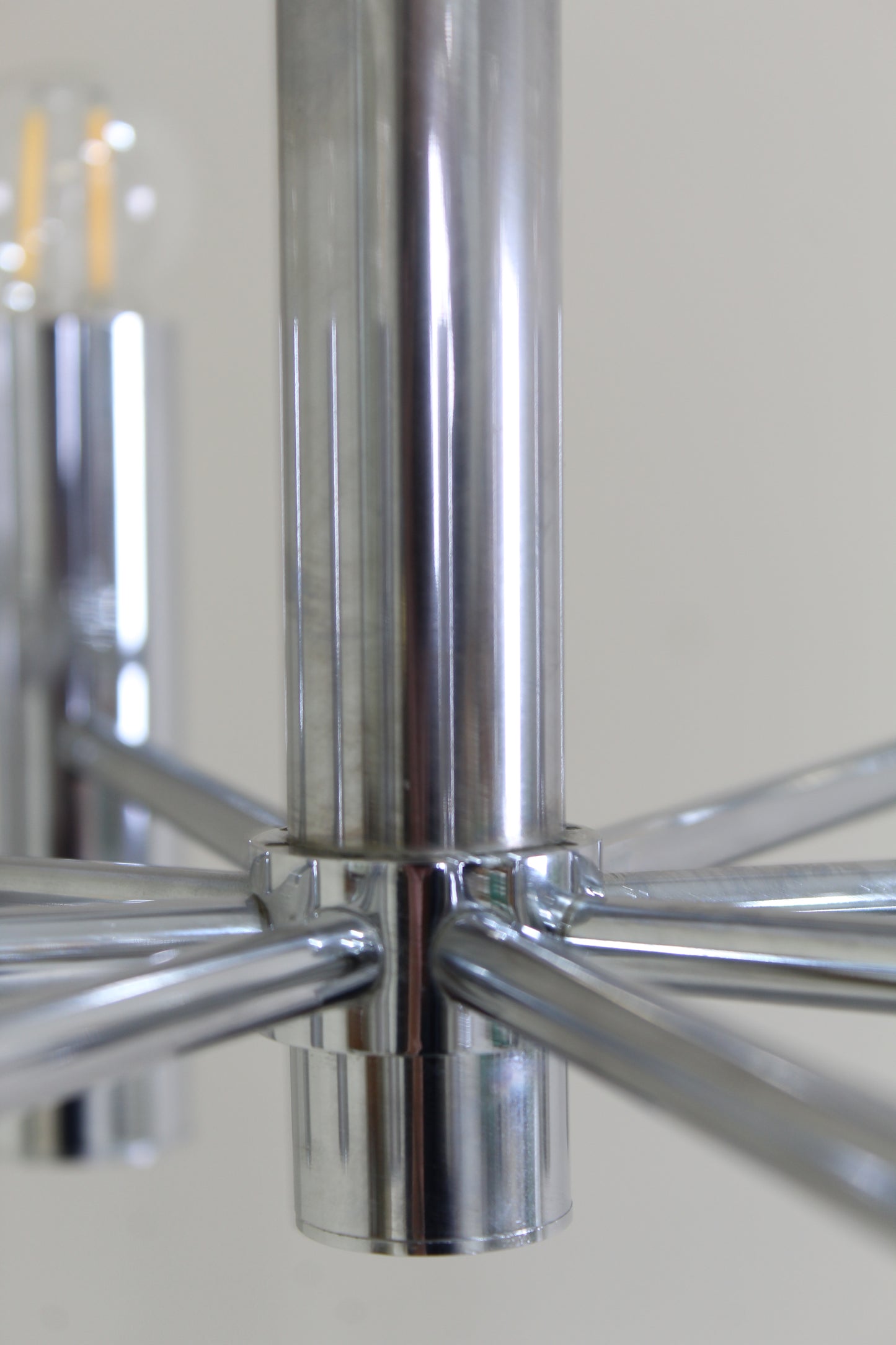 Vintage design chroom hanglamp Hustadt Leuchten