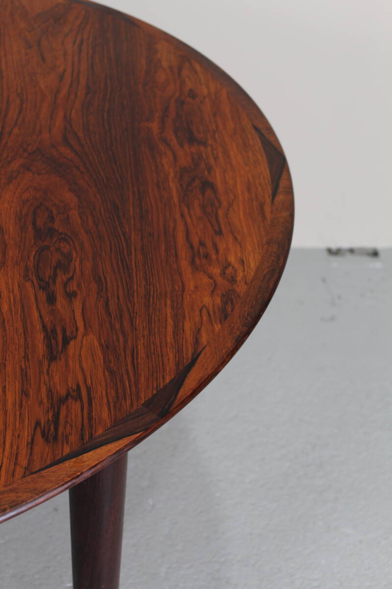 Vintage design uitgeschuifbare ronde eettafel - Arne Vodder voor Sibast | 01277