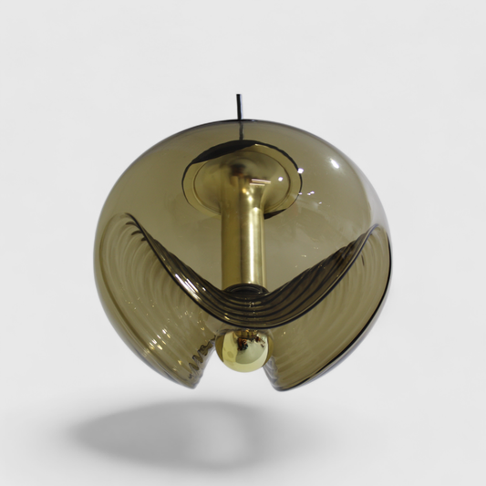 Vintage design hanging lamp, Peill &amp; Putzler Wave - space age | 01124