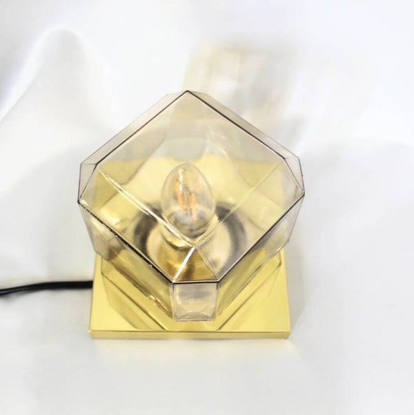Vintage Lampe Glashütte Limburg