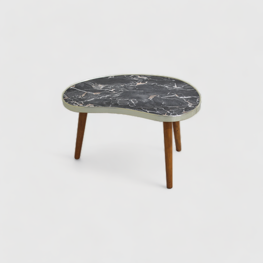 Vintage plant table, marble style - formica, 1960s | 00915