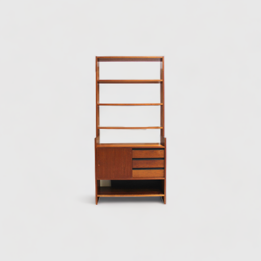 Vintage highboard Poul Cadovius for KLM - 1960s, teak | 00897