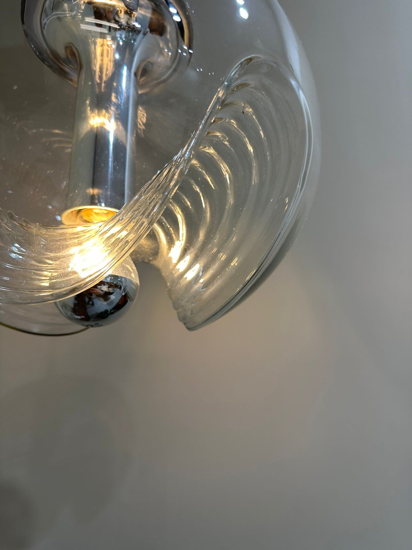 Vintage design jaren '70 hanglamp 'Wave'