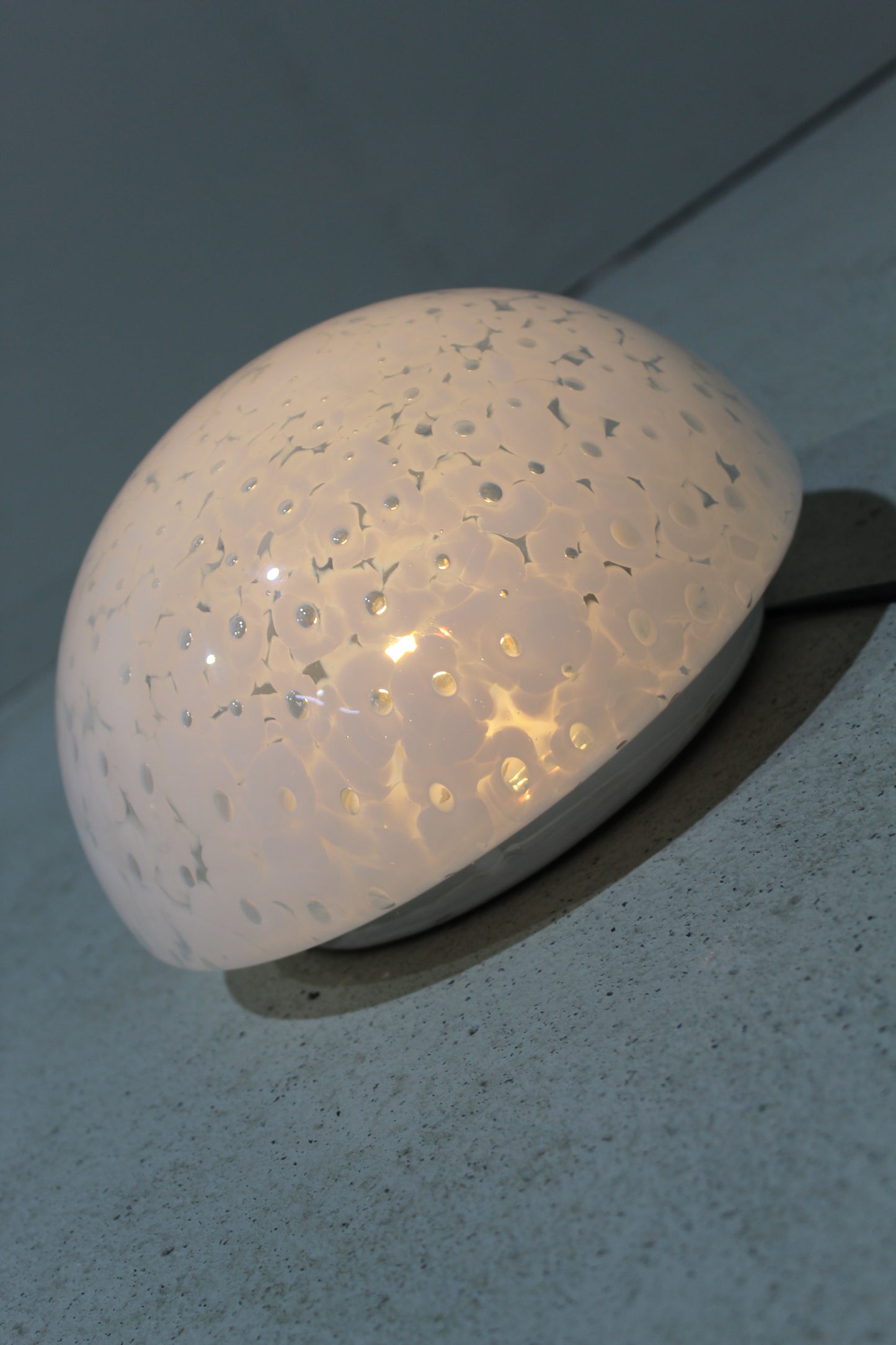 Vintage wandlamp, plafondlamp Muranoglas