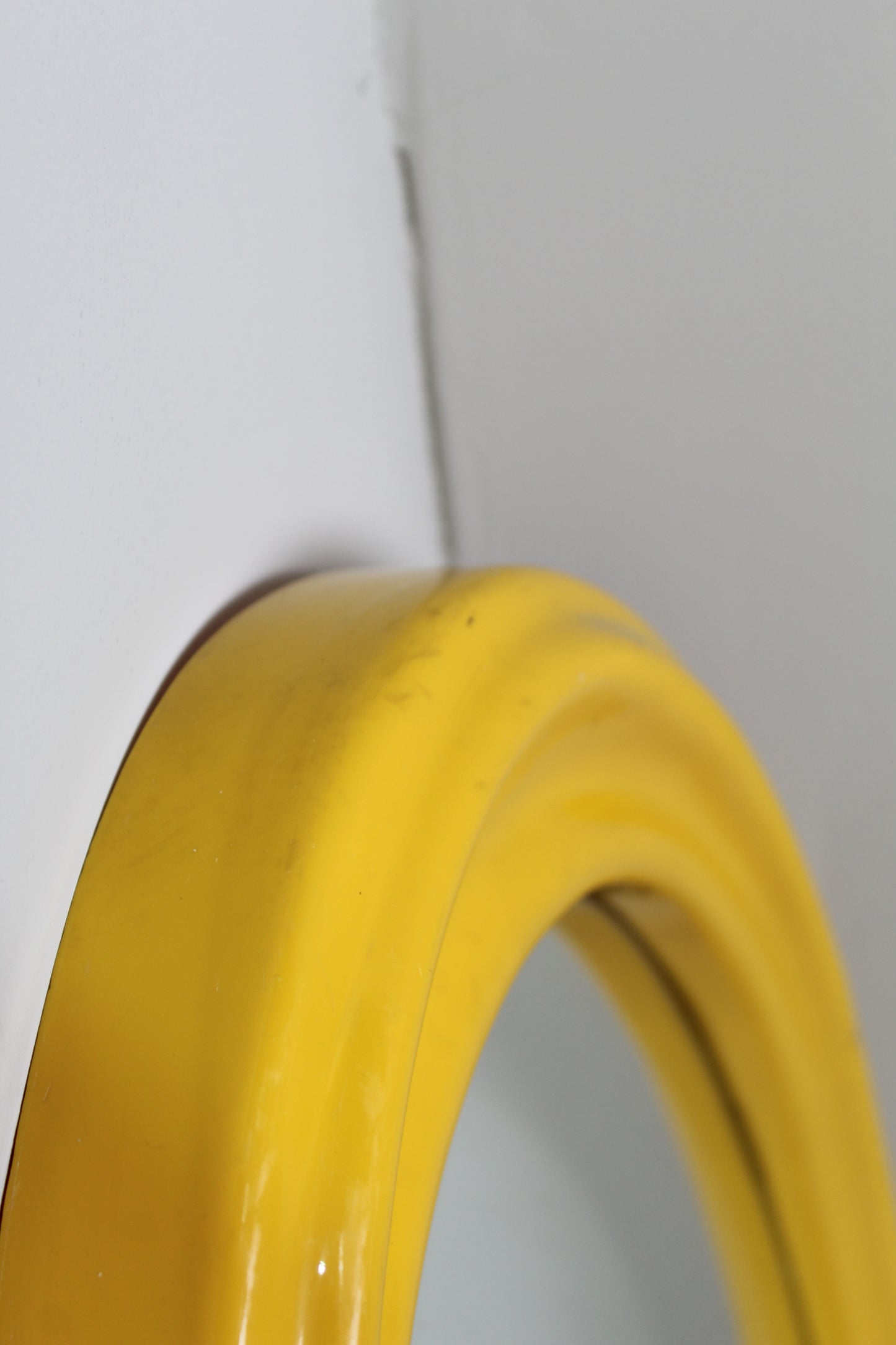 Vintage gele spiegel jaren '70