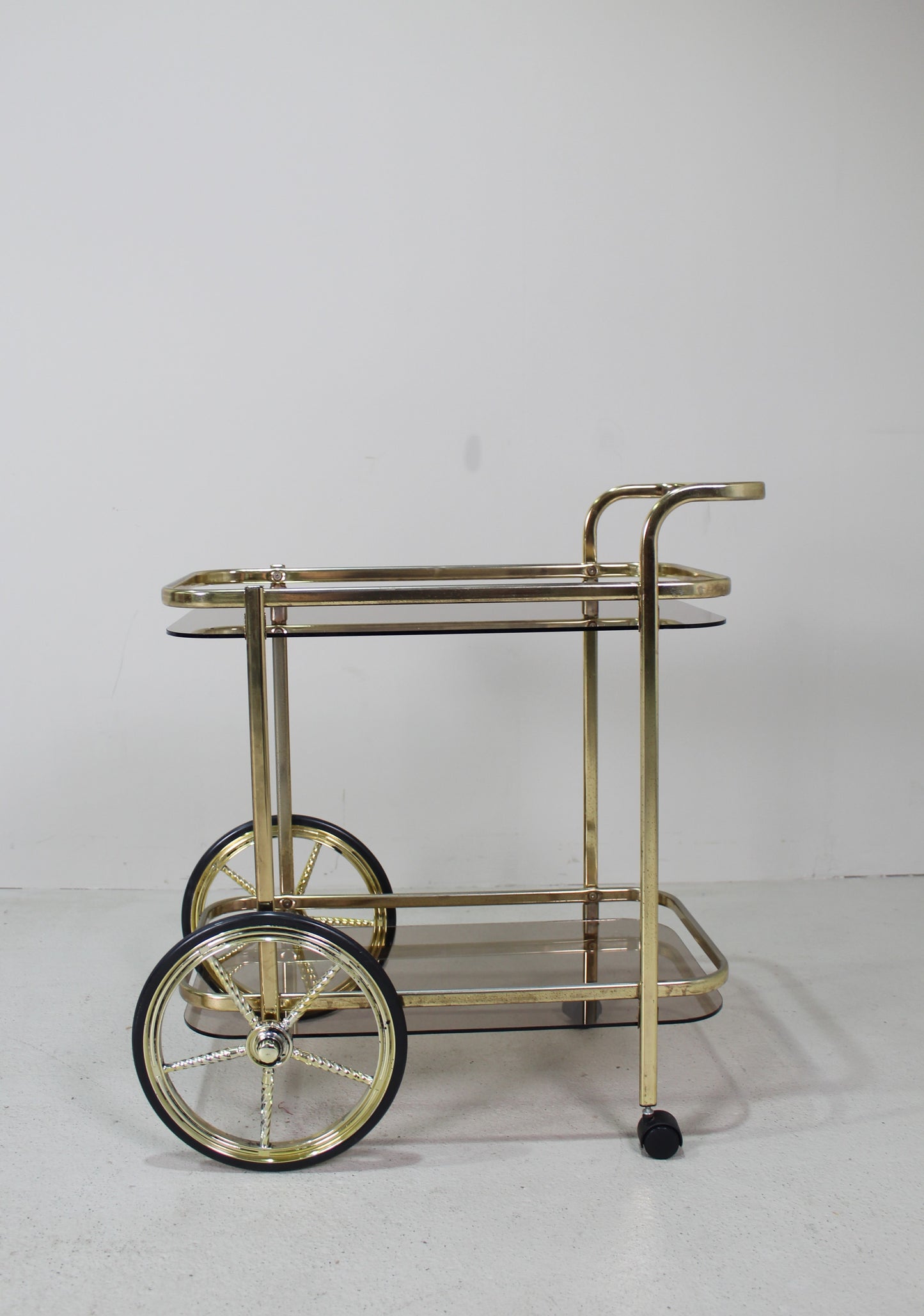 Vintage barcart, serveerwagen, drankkar