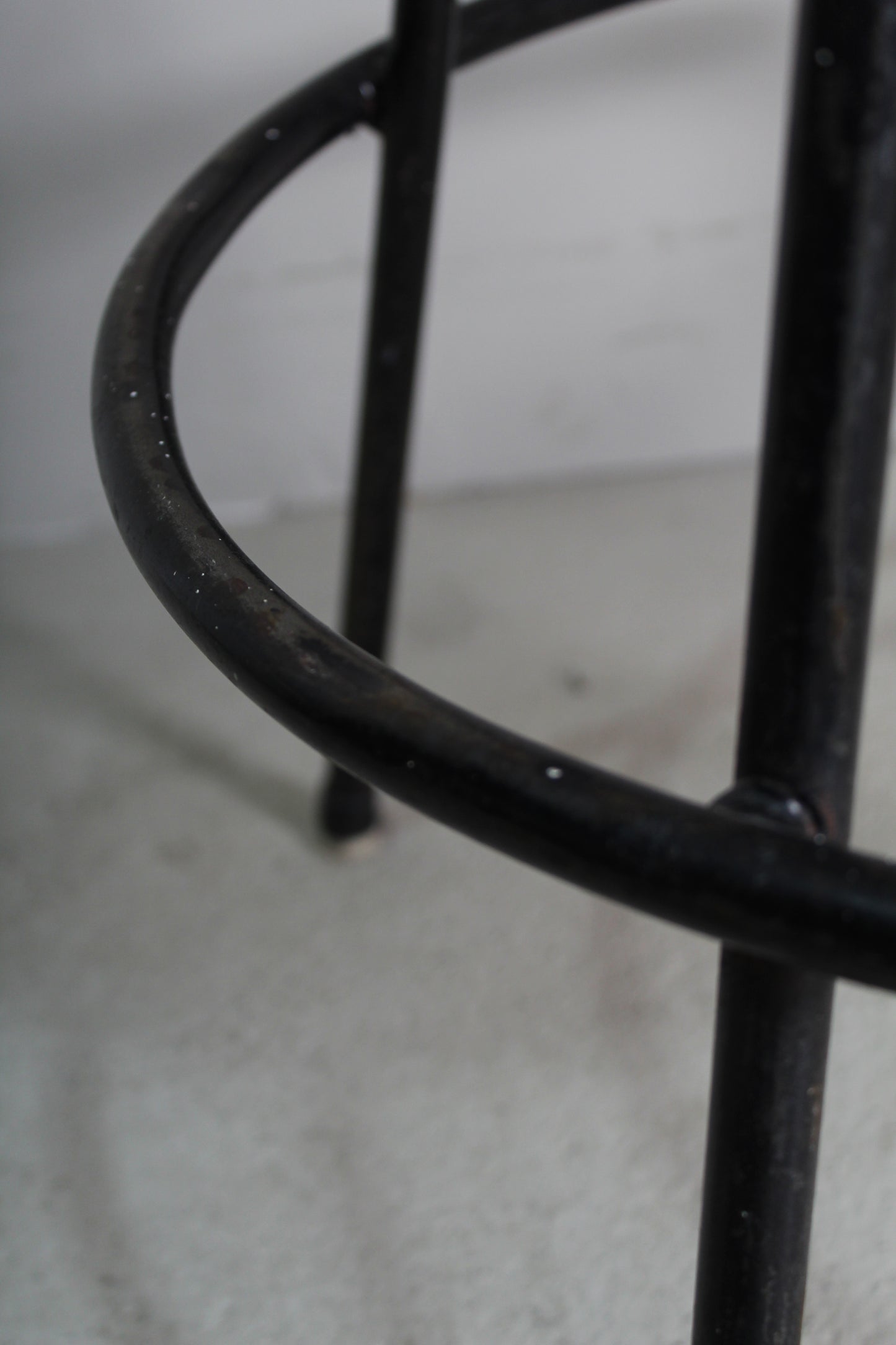 Vintage barkrukken rotan