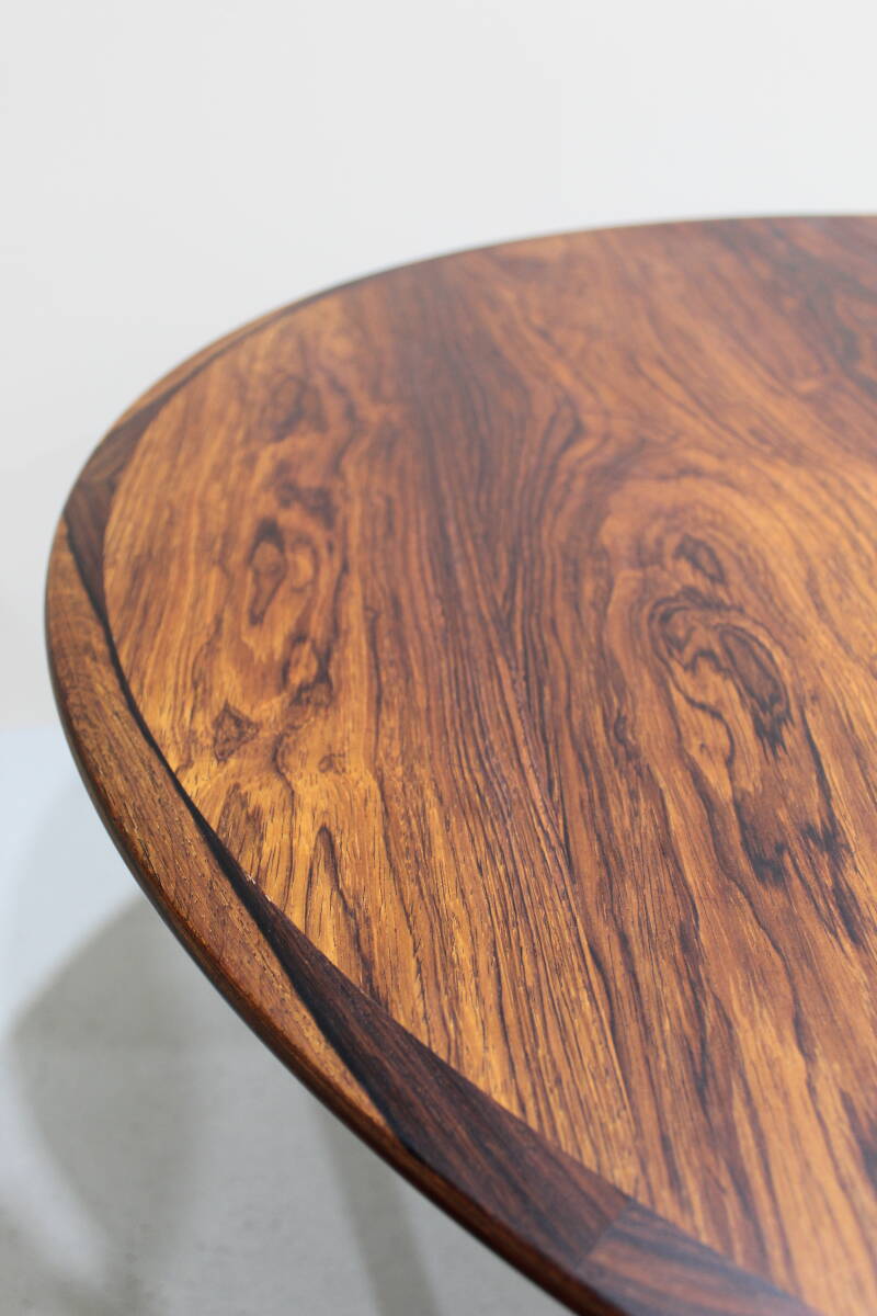 Vintage design uitgeschuifbare ronde eettafel - Arne Vodder voor Sibast | 01277