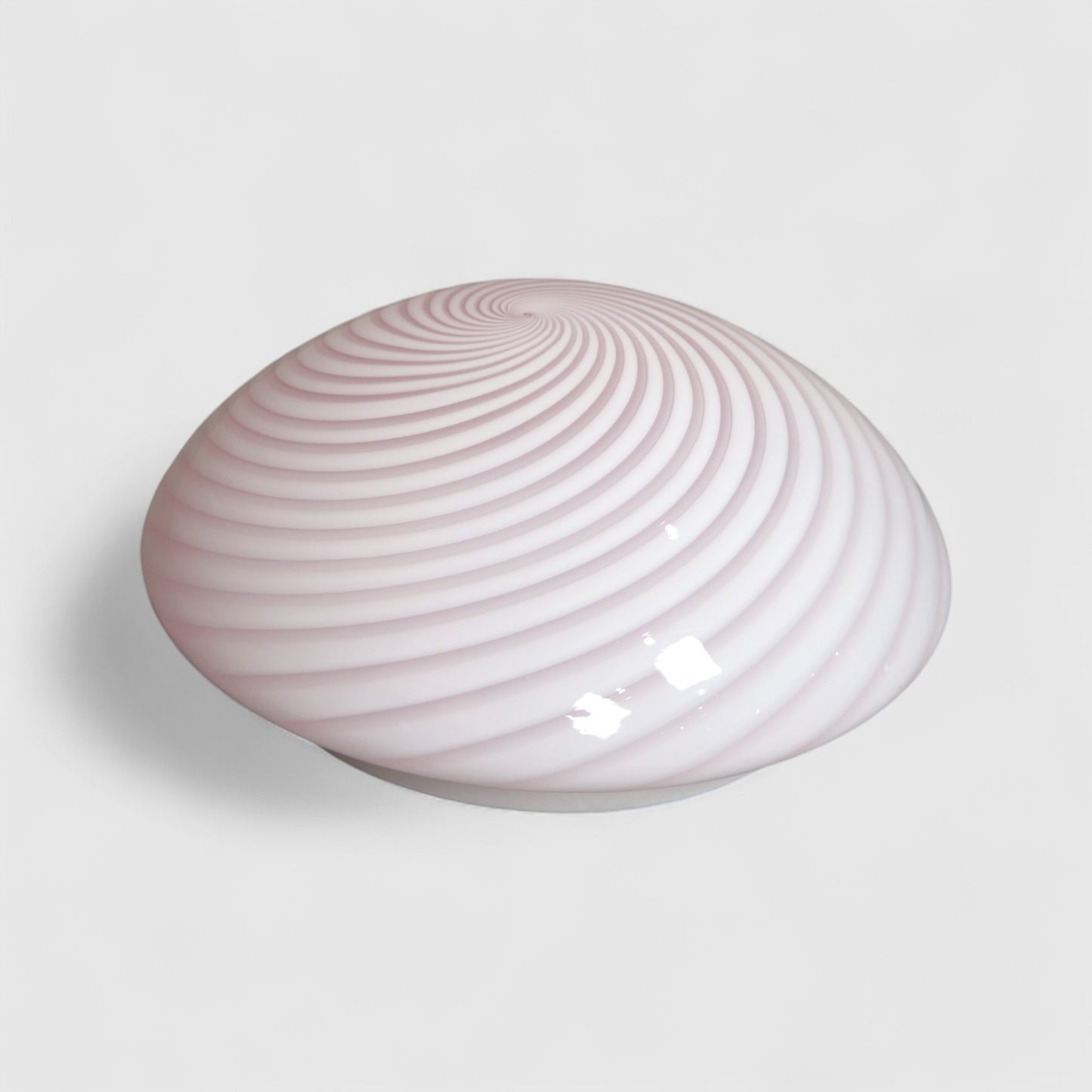 Vintage swirl plafondlamp, wandlamp - Murano