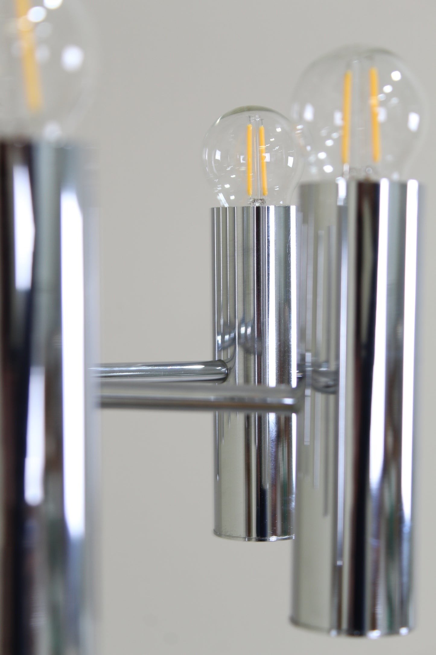 Vintage design chroom hanglamp Hustadt Leuchten